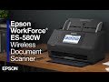 Epson WorkForce ES-580W Desktop Document Scanner.