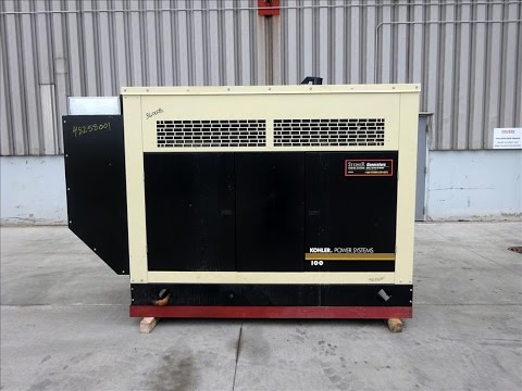 Used- Kohler 100 kW standby (94 kW prime) natural gas generator - stock # 48258001