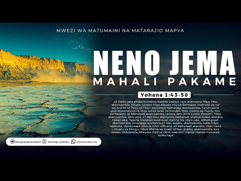 #Mungu_kwanza: IBADA YA PILI MWEZI NOV LEO TAR 23/11/2025 { NENO JEMA MAHALI PAKAME YOH 1:43-50 }