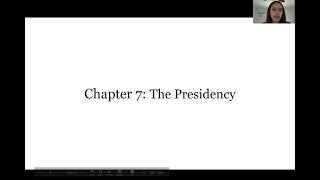 AP Government Chapter 7: Presidency