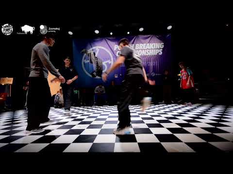 Mistrzostwa Polski Breaking 2021  / Top 8 Bboying 3vs3 / HugoHelicopter vs Full Of Git