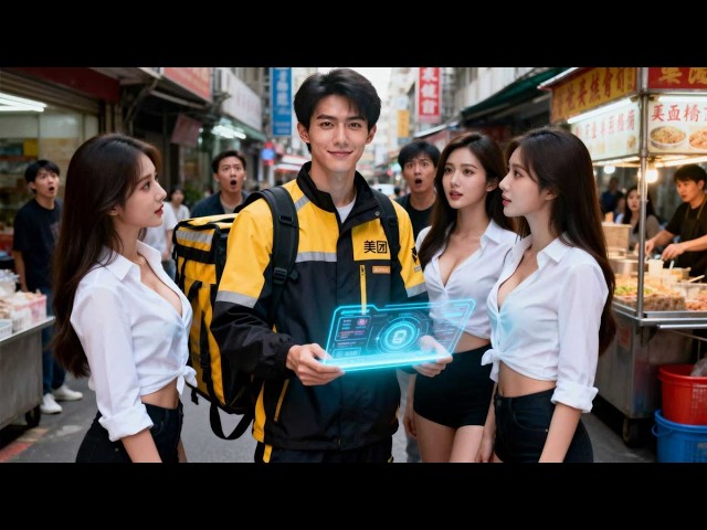 小伙送外卖被嘲讽，岂料转头绑定了外卖系统！从此一夜暴富，美女总裁排队求嫁！【都市全能接单王】#drama #熱門短劇 #爽剧