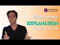 Video Formats Explanation | MP4、MOV、MKV、WAV、VOB