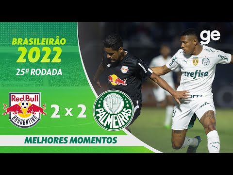 Gols e lances de Red Bull Bragantino x Palmeiras