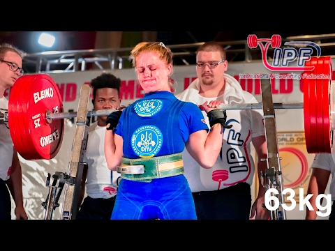Women, 63 kg - World Open Powerlifting Championships 2016