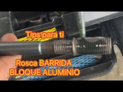👀Tips como reparar rosca barrida bloque de aluminio FACIL Y RÁPIDO  🏃🏃💨