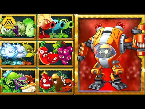 Pvz 2 100 Mega Gatling Pea Vs Z-Mech Phase 2