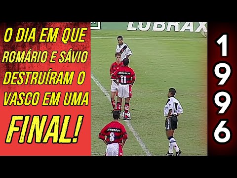 Final da taça Guanabara 1996 - Romário e Sávio acabam com o Vasco.  FLAMENGO CAMPEÃO!