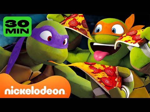 TMNT | Festa della pizza con le Tartarughe Ninja! 😋🍕 | Compilation di 28 minuti | Nickelodeon Italia