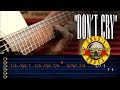 Don't Cry Solo | Guns 'N Roses | Acustico Guitarra Cover Tutorial