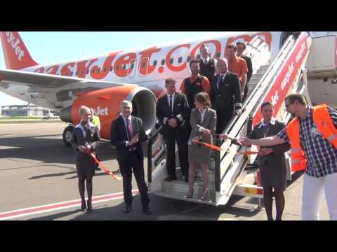 Svečani doček prvog leta easyJeta na liniji Milano Beograd