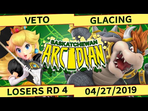 Veto (Peach, Isabelle) vs. Glacing (Bowser) - Losers Rd 4 - SK Ultimate Arcadian