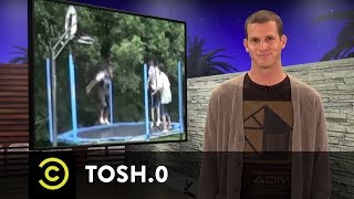 Tosh.0 - Video Breakdown - Trampoline Dunk