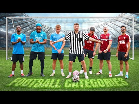 SIDEMEN FOOTBALL CATEGORIES