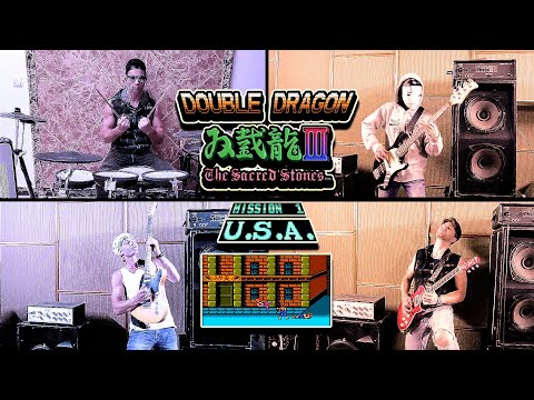 Double Dragon 3 - Mission 1 - USA + Boss (cover by Eflavia)