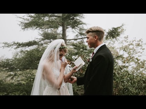 The most HEARTFELT VOWS || The Mountain Elopement of Cat and Andrew
