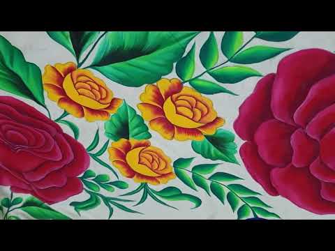 How to paint beautiful yellow flowers #artisticmagic #artisticmagic #art #arzupaintings #flowers