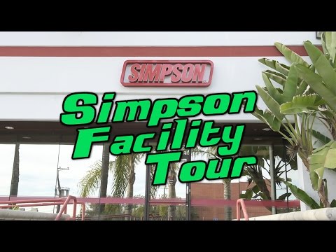 Simpson Performance Products Facility Tour
