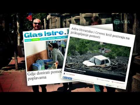 ADRA Croatia Aid to Balkan flooded areas, 2014.