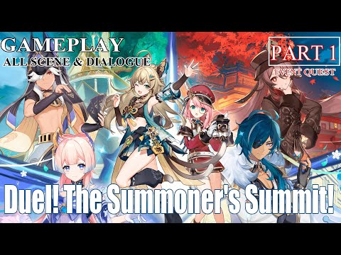 Duel! The Summoner's Summit!  EVENT PART 1 [JP DUB] | Genshin Impact Gameplay 3.7
