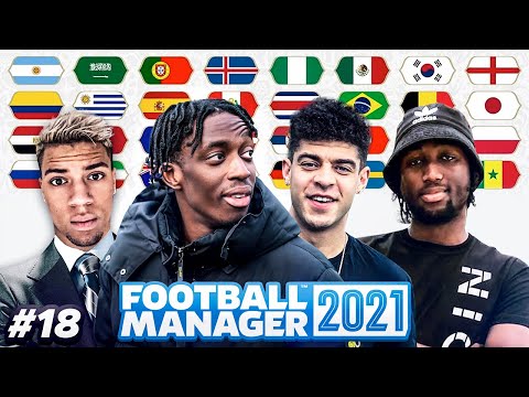 PICKING OUR TEAMS FOR THE WORLD CUP! 🏆🏴󠁧󠁢󠁥󠁮󠁧󠁿🇧🇷🇪🇸 #EP18- FOOTBALL MANAGER ONLINE SAVE!!!
