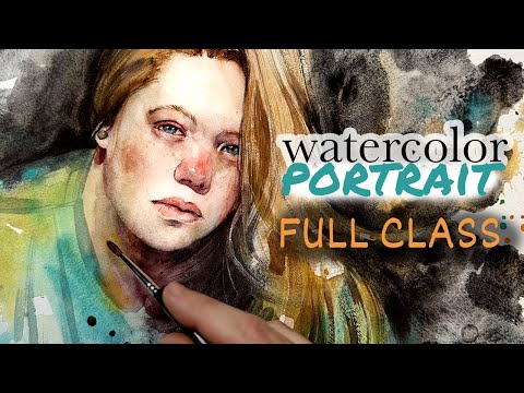 The Ultimate Watercolor Portrait Masterclass (real-time)