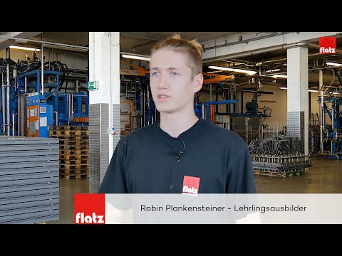 Robin Plankensteiner Lehrlingsausbilder in der Formteil Produktion bei Firma Flatz
