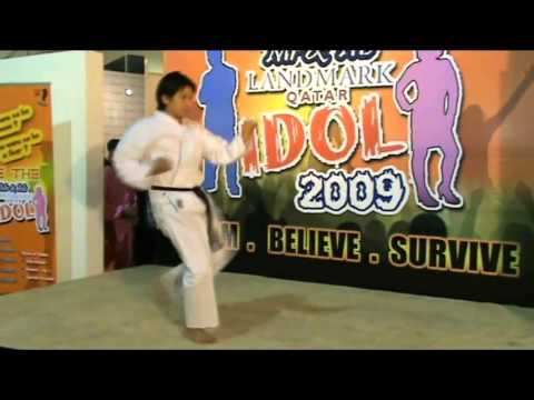 Landmark idol 2009 kata & group fight Ajay