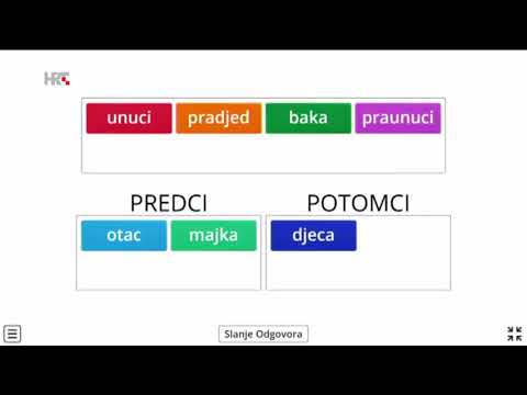 3. razred -  Kviz: Predci i potomci - Priroda i društvo