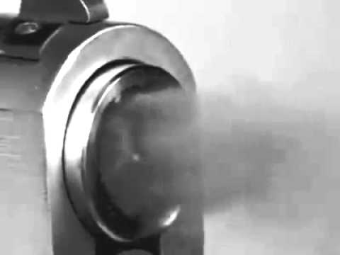 1 Million FPS Slow Motion video of Bullet leaving barrel