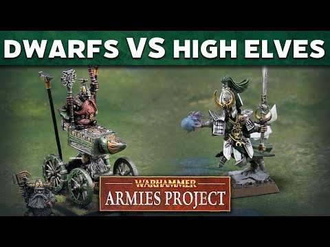 High Elves Vs Dwarfs Warhammer Armies Project Live Reupload Battle Report
