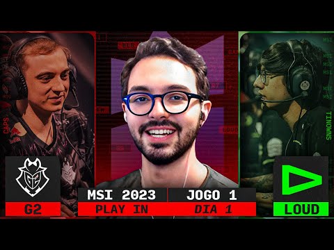 LOUD x G2 | Jogo 1 - MSI 2023: Play In | Ilha das Lendas