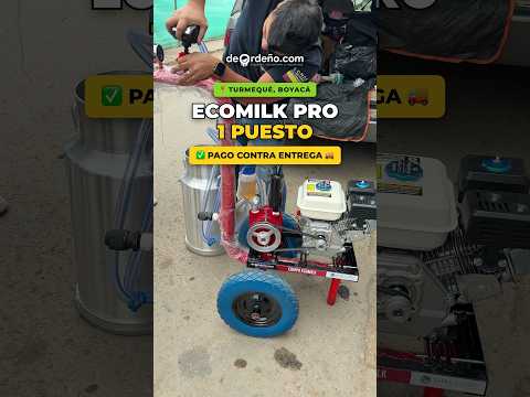 🐄 Entrega en Turmequé, Boyacá: Ecomilk Pro 1 puesto a gasolina | CONTRA ENTREGA