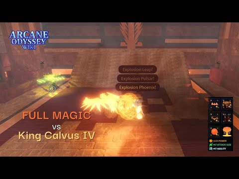 Arcane Odyssey | FULL Mage vs King Calvus