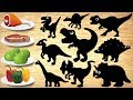 Carnivore vs Herbivore Dinosaurs | Dinosaur Food Matching Game