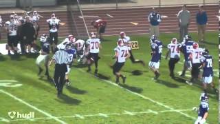 preview picture of video 'Evan White Rochelle Hub Football Highlight video'