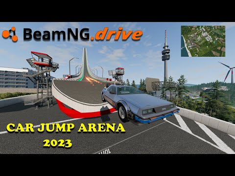 BeamNG Drive - Car Jump Arena 2023 | Continent Gamers