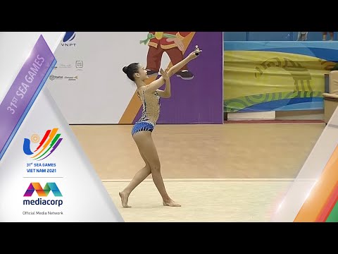 Katelin Heng's Women's Individual All-Around Final (Clubs) routine | Gymnastics | SEA Games 2021