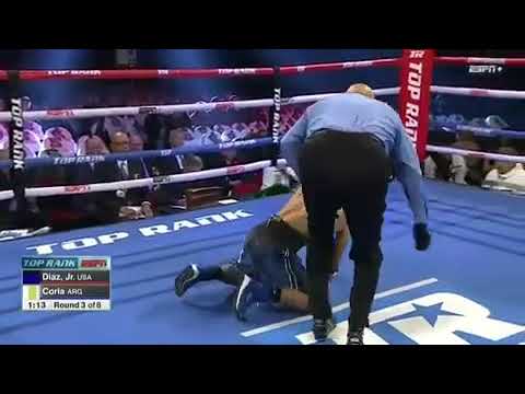 😱EL MEJOR KO DE BOXEO 2019 🥊🥊Coria a Joel Díaz Jr