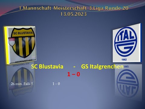 1.Mannschaft Meisterschaft 3.Liga SC Blustavia - GS Italgrenchen