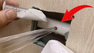 Very few people who know this secret trick! baking soda + styrofoam and pvc pipes! amazing idea