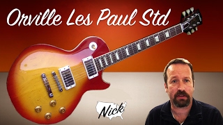 Video thumbnail for Orville Les Paul Standard - Made in Japan Gibson No Lawsuit Needed! by Nick in the States