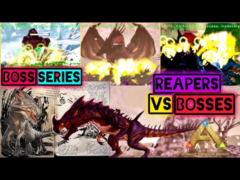 Reapers VS Alpha Island Bosses Ark Mobile | Boss Fight Series Ep 1 | Ark : Ultimate Mobile Edition