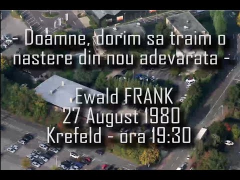 Ewald FRANK - Lord, we want to experience a true rebirth - 27.08.1980 - 19:30