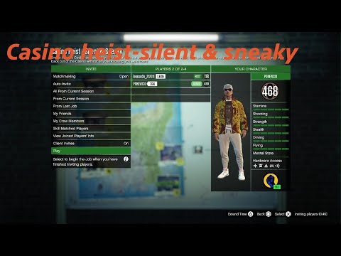 Golpe al casino en modo sigilo 🎮