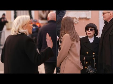 Video Thumbnail: Marine Le Pen and singer Mireille Mathieu attend Brigitte Bardot's funeral in Saint-Tropez | AFP