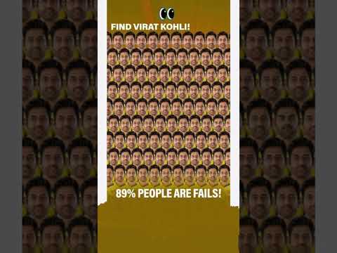 🤫Can you find❓it Virat 89% people fails#viral #shorts