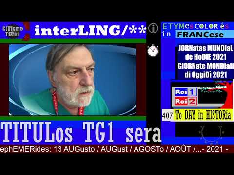 TITOLi TG1 13 agosto 2021 -  E' morto Gino Strada, fondatore di Emergency