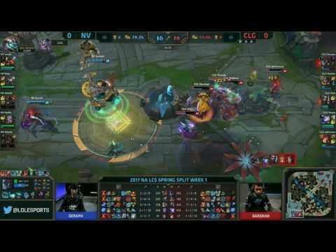 Ending of CLG vs NV Game 1 Teamfight - Ashe triple kill