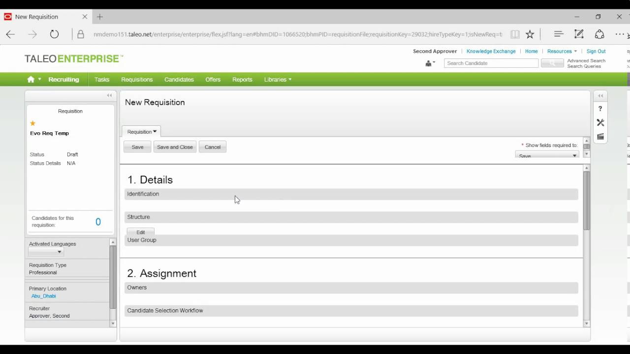 Requisition Management